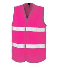Adults Childs Kids High Visibility Hi-Vis Viz Vizability Waistcoat Vest Gilet