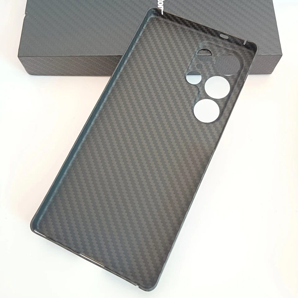 Real Carbon Fiber Case For Samsung Galaxy S25 Ultra Thin Matte Hard Armor Cover - Image 3 of 4