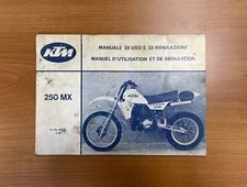 MANUALE OFFICINA KTM 250 MX DEL 1983 IN ITALIANO/FRANCESE