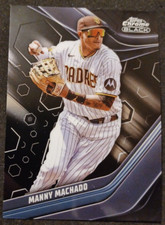 2023 Topps Chrome Black Baseball Manny Machado #57 Base Card San Diego Padres