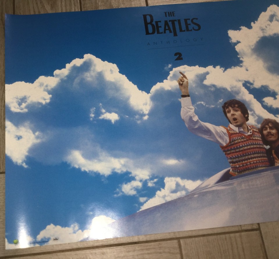 "BEATLES ANTHOLOGY 2" 1996 APPLE CAPITOL STORE PROMO POSTER20x30" eBay