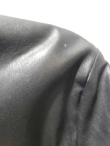 CALVIN KLEIN-FAUX LEATHER -BIKER JACKET-BLACK-SZ L-NWT - Picture 16 of 24