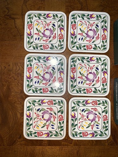 PORTMEIRION 6 COASTER ASSORTED MOTIFS - Picture 3 of 10