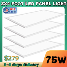 75W LED Panel Light 2x4FT Recessed Edge-Lit Drop Ceiling Troffer LED Flat Light