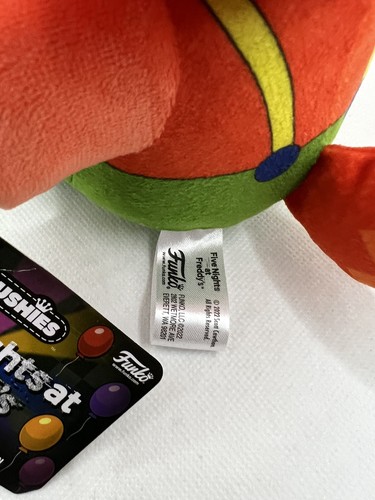 Juguete suave de peluche Five Nights At Freddys Circus Foxy Funko FNAF coleccionable NUEVO UK - Imagen 8 de 8