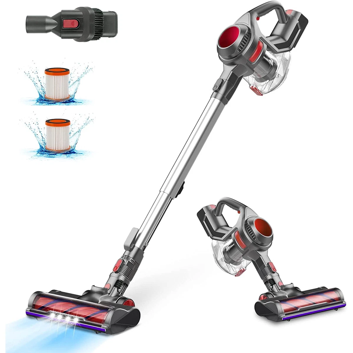 MyGenie H20 PRO Wet Mop 2IN1 Cordless Stick Vacuum, 50 OFF