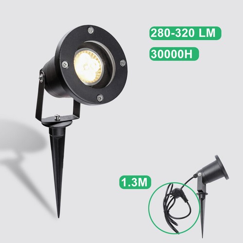 4W LED Lampe Gartenstrahler Set Spießstrahler Außenstrahler Mit Erdspieß IP65 - Bild 7 von 8