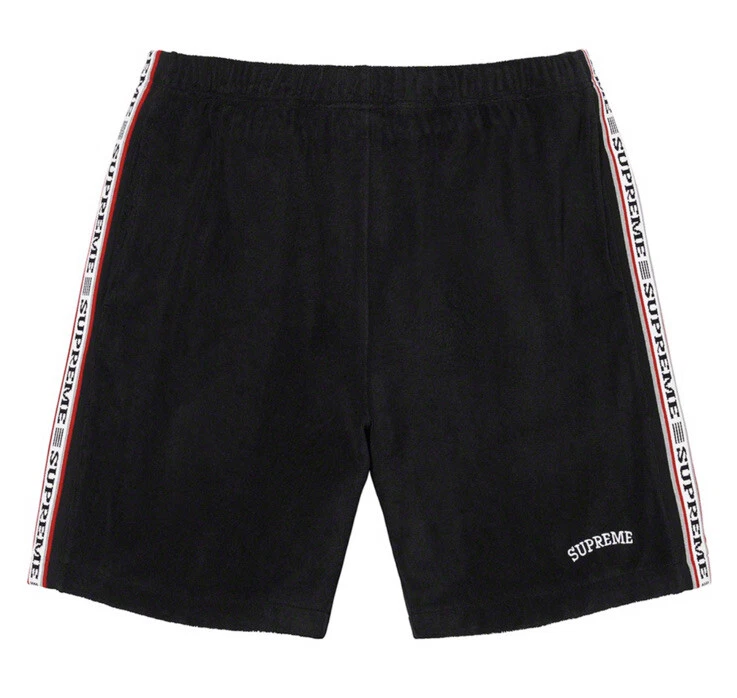 Short Supreme Terry avec ruban logo taille M flambant neuf