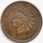 1906 BU Uncirculated Indian Head Penny Cent