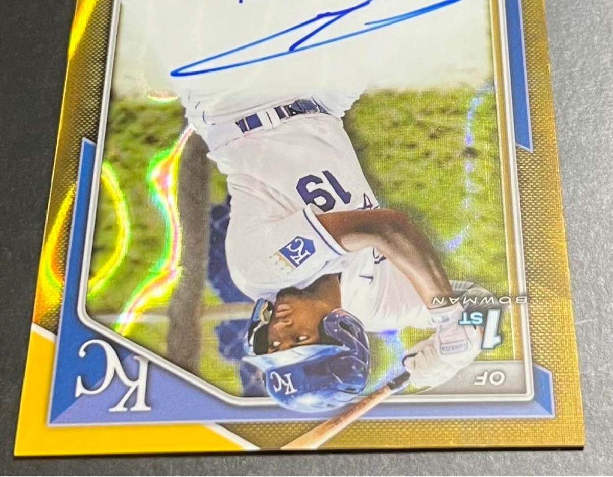 2024 Topps 1st Bowman Chrome Tony Ruiz Kansas City Royals Auto /50 