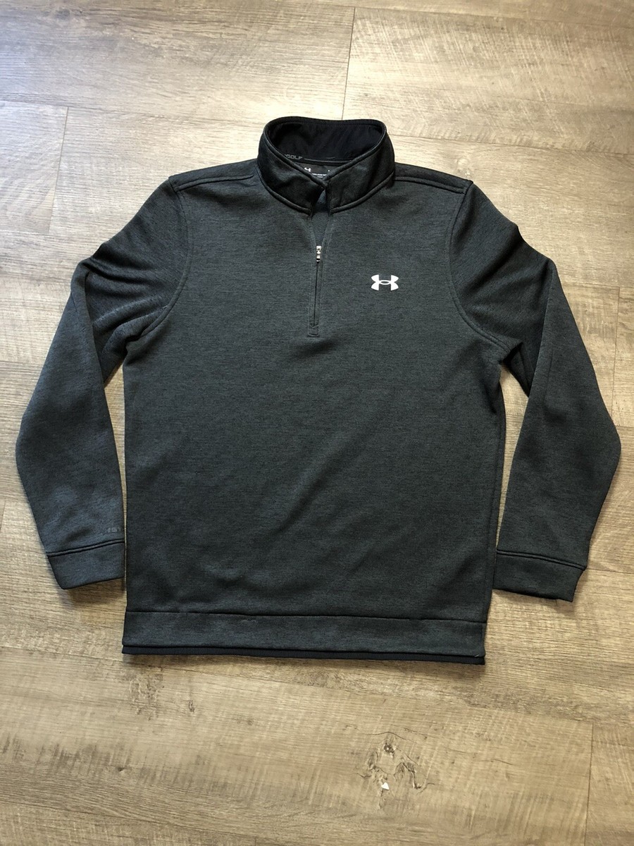 Under Armour STORM SWEATER FLEECE 1/4 1/2 Zip Dark Gray Size M | eBay