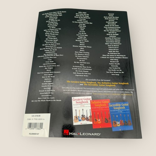 The Ultimate Guitar Songbook By Hal Leonard 110 Songs Rock Country Oldies More - Picture 2 of 2