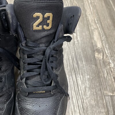 Size 12 - Air Jordan 1 Flight 4 Premium Black Gold for sale online