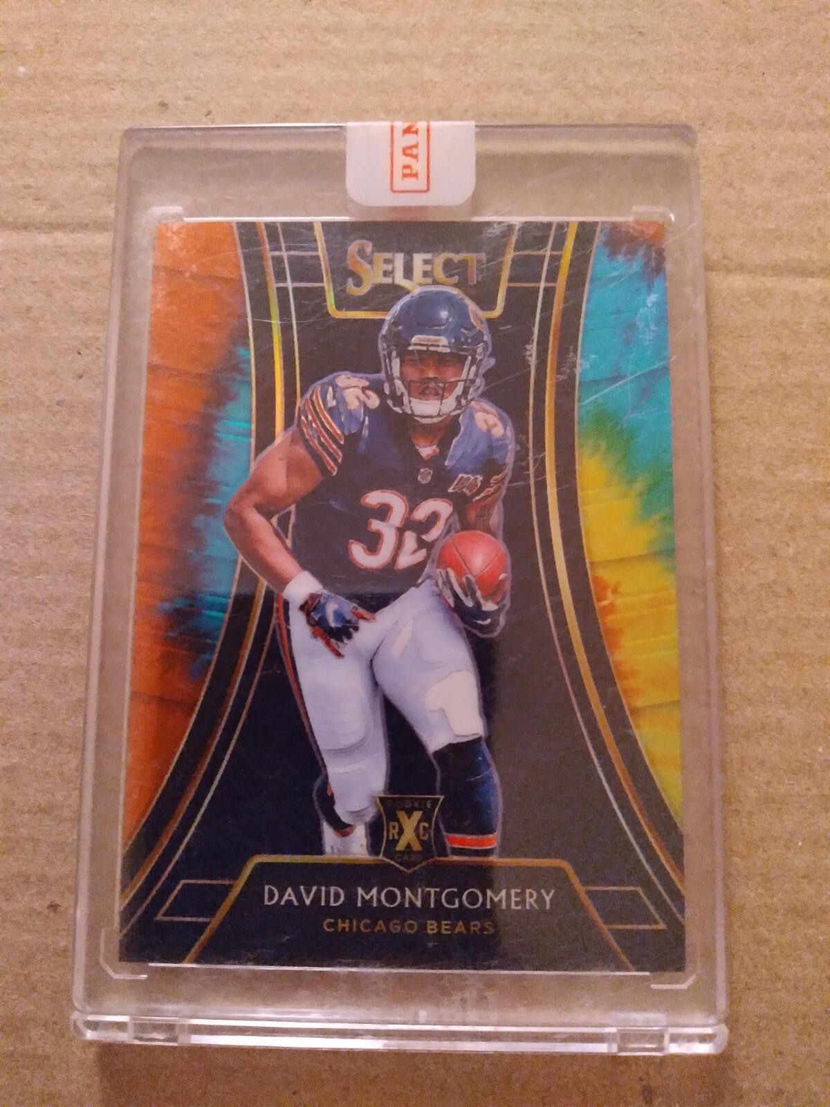 2018 Select Tie-Dye XRC RB4 David Montgomery #309 Detroit Lions #ed to 25