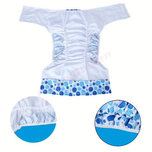 1Pack Reusable Adult Cloth Diapers Adjustable Absorbent Incontinence Leakproof - Picture 10 of 23