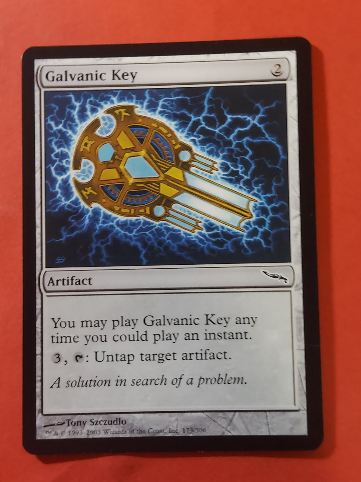 2003 Magic The Gathering Mirrodin #173 Galvanic Key, C, NF, Arti., cd2 ...