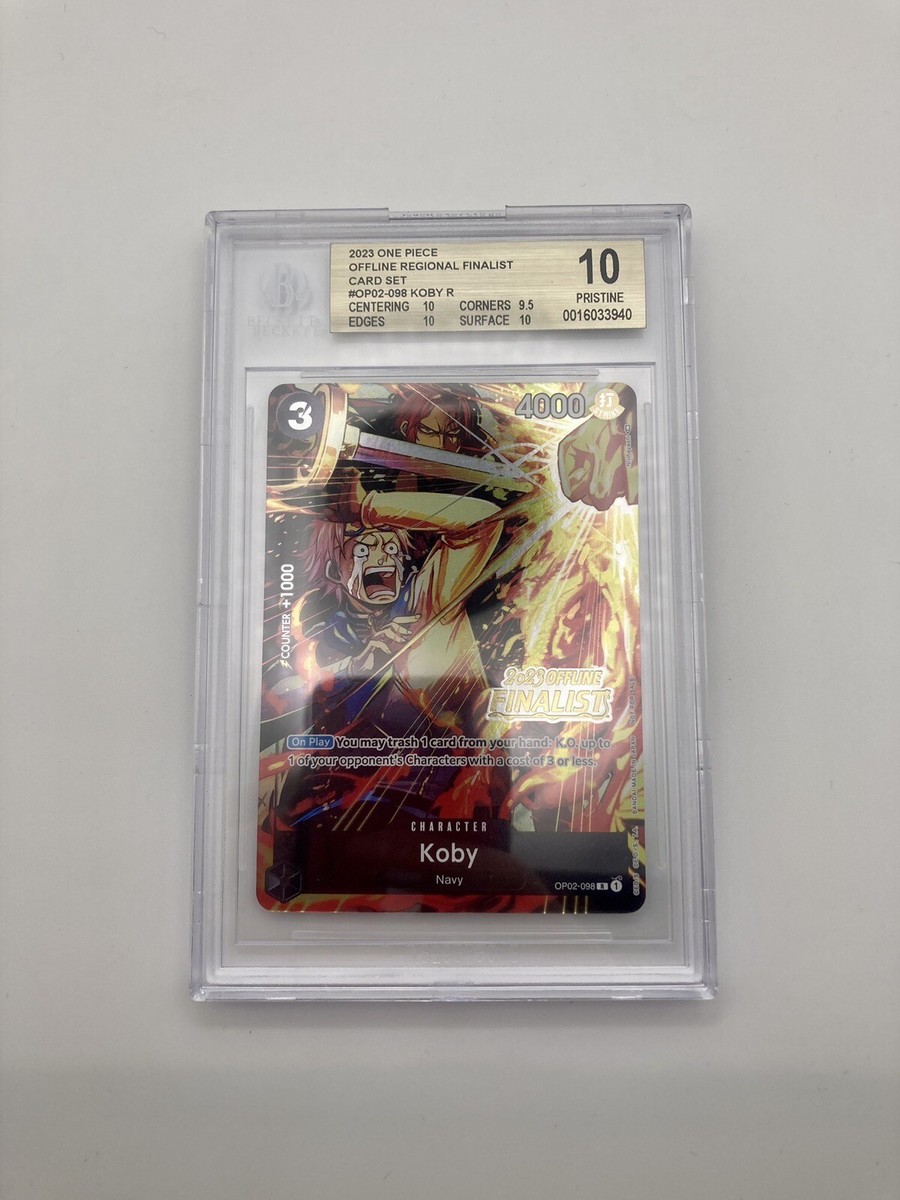 BGS 10 - 2023 OFFLINE FINALIST - Koby OP02-098 R Alt Art Promo