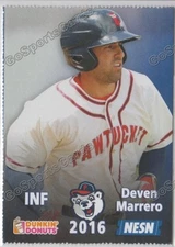 2016 Pawtucket Red Sox SGA Dunkin Donuts Deven Marrero RC Rookie Boston