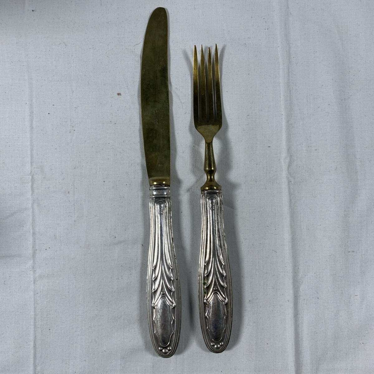 Vintage SOLINGEN Knife And Fork Set of 800 Silver