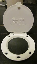 White Crank Hatch Door Access Cover Removable Lid For Pop-up Camper RV Jayco