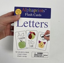 Alphaprints: Wipe Clean Flash Cards Letters Wipe Clean Activity Flash Cards b,