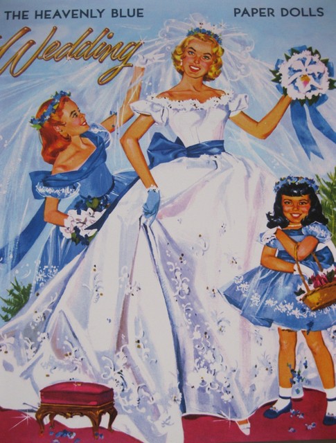 wedding paper dolls
