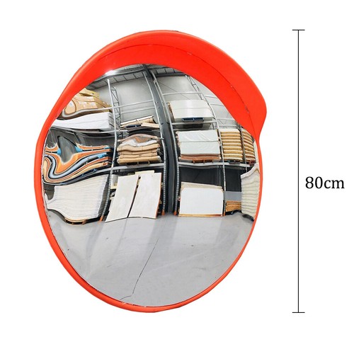 80cm Round Convex Mirror Blind Spot Safety Mirror Traffic Driveway HOT - Picture 3 of 13