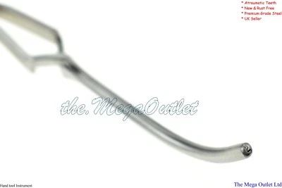 MAQNSCO Debakey Bulldog Clamp Curved 4.5" Quality Surgical Instrument Atraumatic Teeth