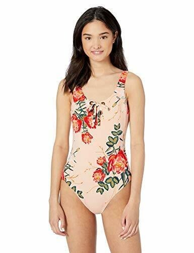 Roxy Printed Beach Classic One Piece Cloud Pink G… - image 1