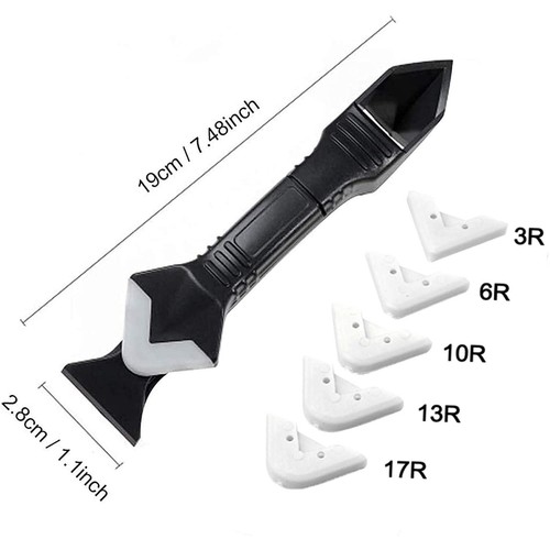 Silicone Caulking Tools Smooth Scraper Caulk Remover Sealant Finishing Tools - Picture 7 of 10