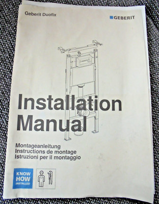 Neu Komplettset Geberit Duofix Basis UP 100 WC Plus Sitz