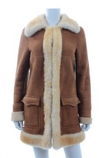 Saint Laurent Shearling Coat / Brown / Rrp: £5,750.00