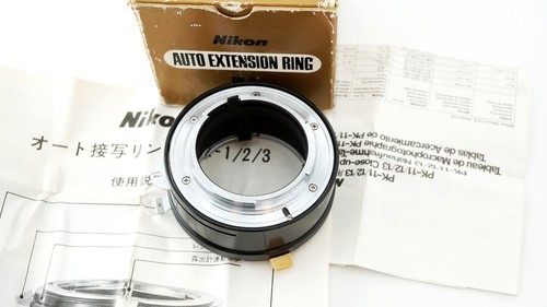 Vintage Nikon PK-3 27.5mm photo Auto Extension Ring Tube for lens, in box - Picture 4 of 7