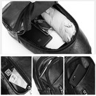 Brand New PU Leather Sling Pack Chest Shoulder Crossbody Bag Backpack — photo 6