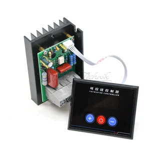AC220V Smart Digital Display SCR Speed Controller Voltage Regulator 4KW 6KW 10KW