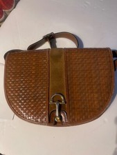 Sonia Rykiel very early Leather Bag Purse Pockets Made in Florence Vintage