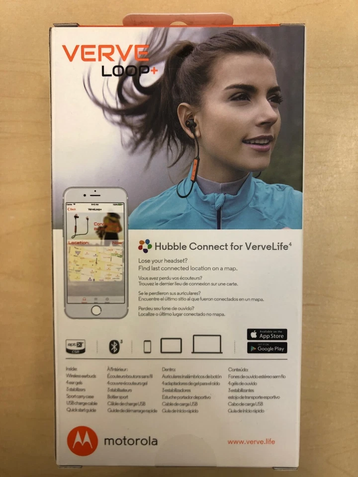 Motorola Verveloop+ Water Resistant Bluetooth Wireless Stereo Headphones w/ Mic - Image 3 of 4