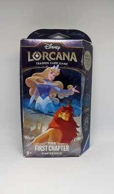 The First Chapter Sealed Starter Deck - Sapphire & Steel Disney Lorcana TCG 