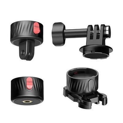 For gopro sports camera head mount neck quick release 1/4 magnetic adapter