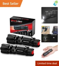 M3 Mini Tactical Flashlight - 300 Lumens Waterproof LED with Pocket Clip