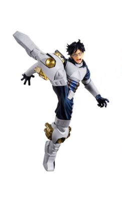 GMDTN31A ○ 飯田商事 iida 置物 馬 樹脂製 ブラック&シルバー色 Banpresto My Hero Academia Amazing Heores vol.10 Iida Tenya figure