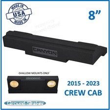 2018 Gmc Canyon Crew Cab 8" Dual Sealed Sub Box Subwoofer Enclosure