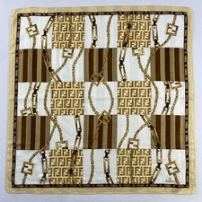 Vintage Fendi Handkerchief Pocket Square Bandana Neckerchief