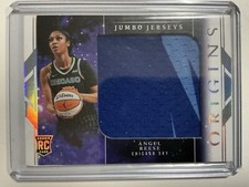 Angel Reese 2024 Panini Origins Rookie Jumbo Jersey Patch Chicago Sky WNBA RC