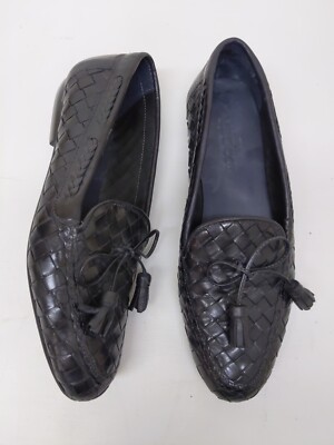 $130 SESTO MEUCCI 7 M Loafers Nicole Iconic Woven Black