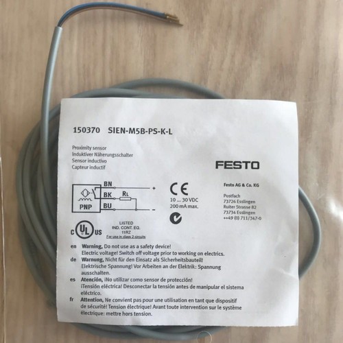 1PZ Nuovo FESTO SIEN-M5B-PS-K-L 150370 Interruttore di prossimità Spedizione gratuita SIENM5BPSKL# - Foto 4 di 4