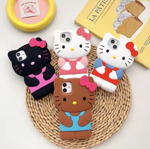 Sanrio Hello Kitty Cartoon 3D Bow Phone Case For iPhone