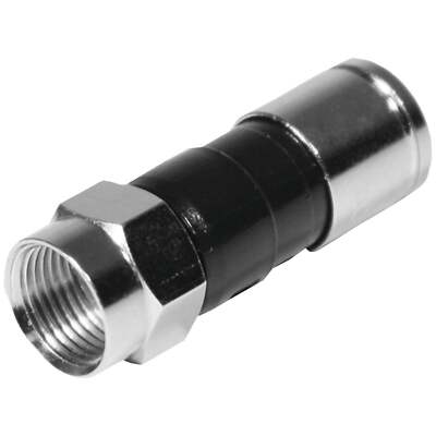 PPC-EX6XL F-Compression RG6 Quad Connector, 50 per Pack