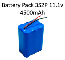 11.1v 4500 mAh  Li-ion  battery pack 3S2P