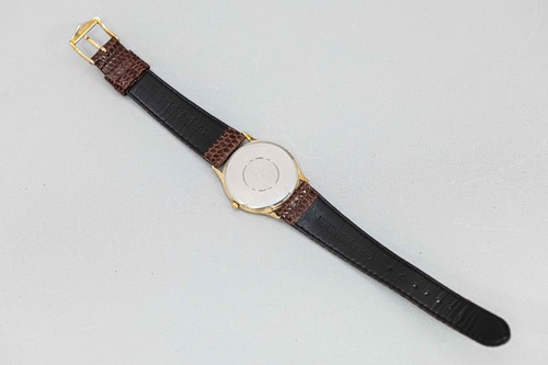 **NEAR MINT** Vintage OMEGA Seamaster Cal.1432 Quartz Gold Dial 32mm Men's Watch - Picture 15 of 16